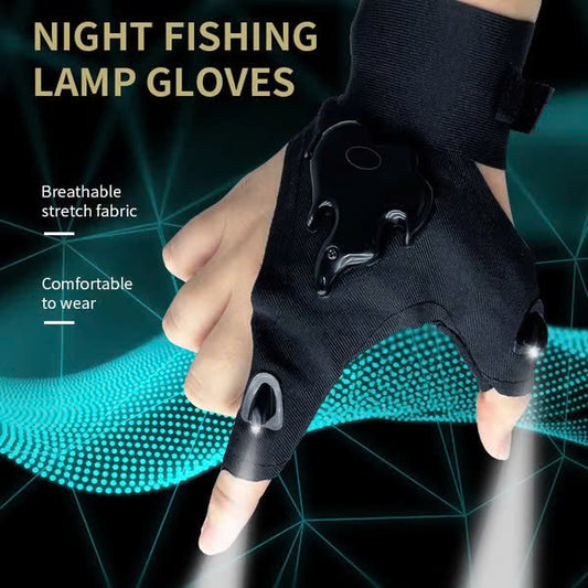 Guantes Con Luz Led Impermeable